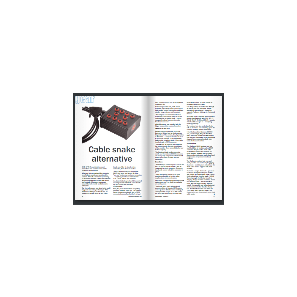 Digitaldrummer online magazine review