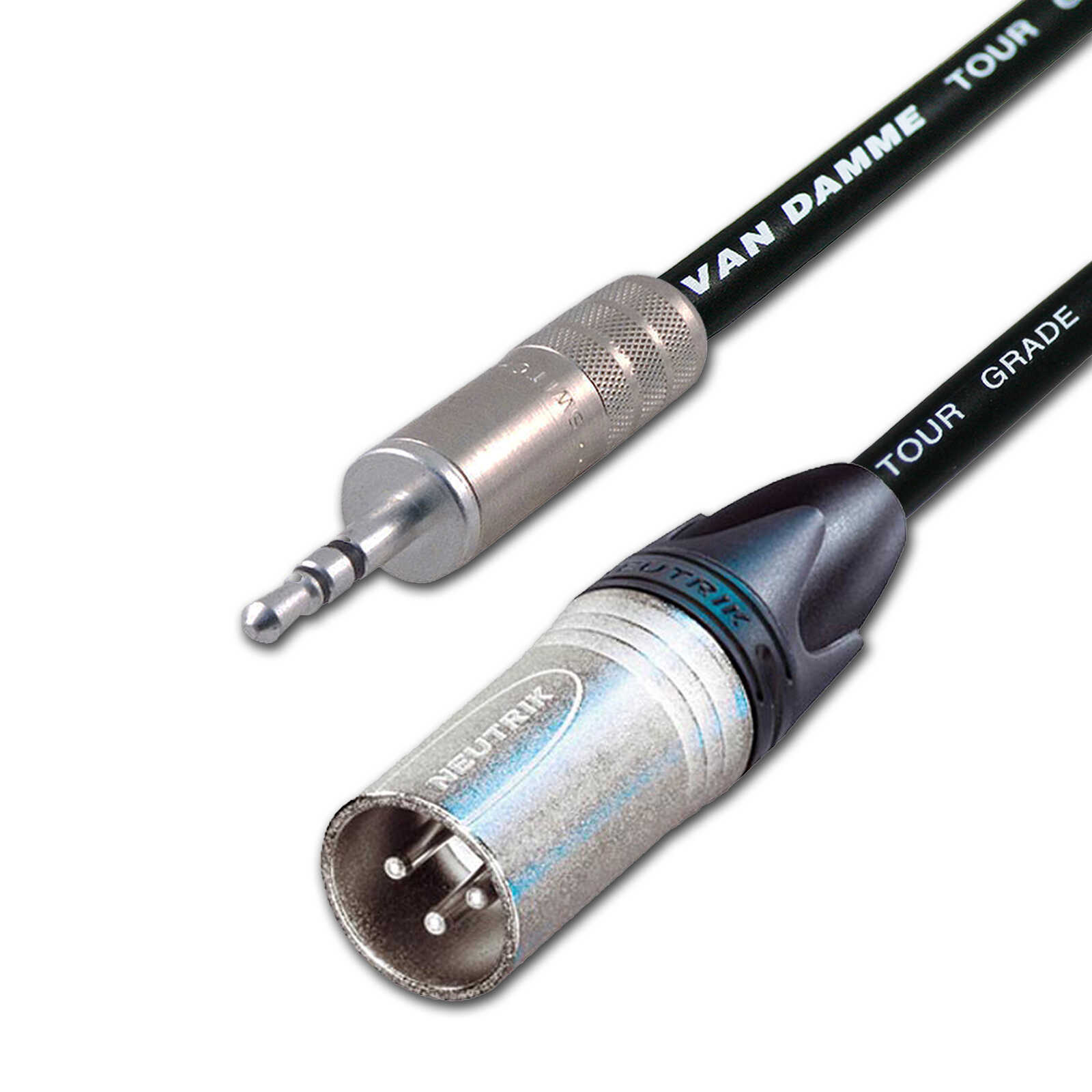 Câble XLR Mâle 3b - Jack Mâle Stéréo 15m Easy : Câble Instrument Plugger 