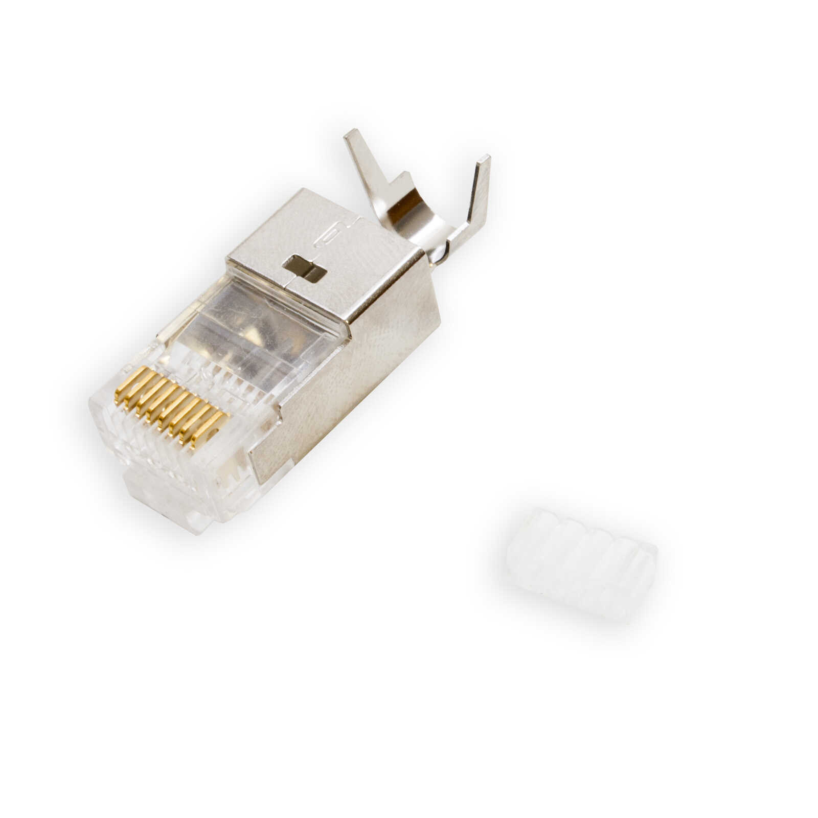 Oversize CAT6a RJ45 Connector Plug. 26-22AWG solid or stranded cables.  1.5mm OD