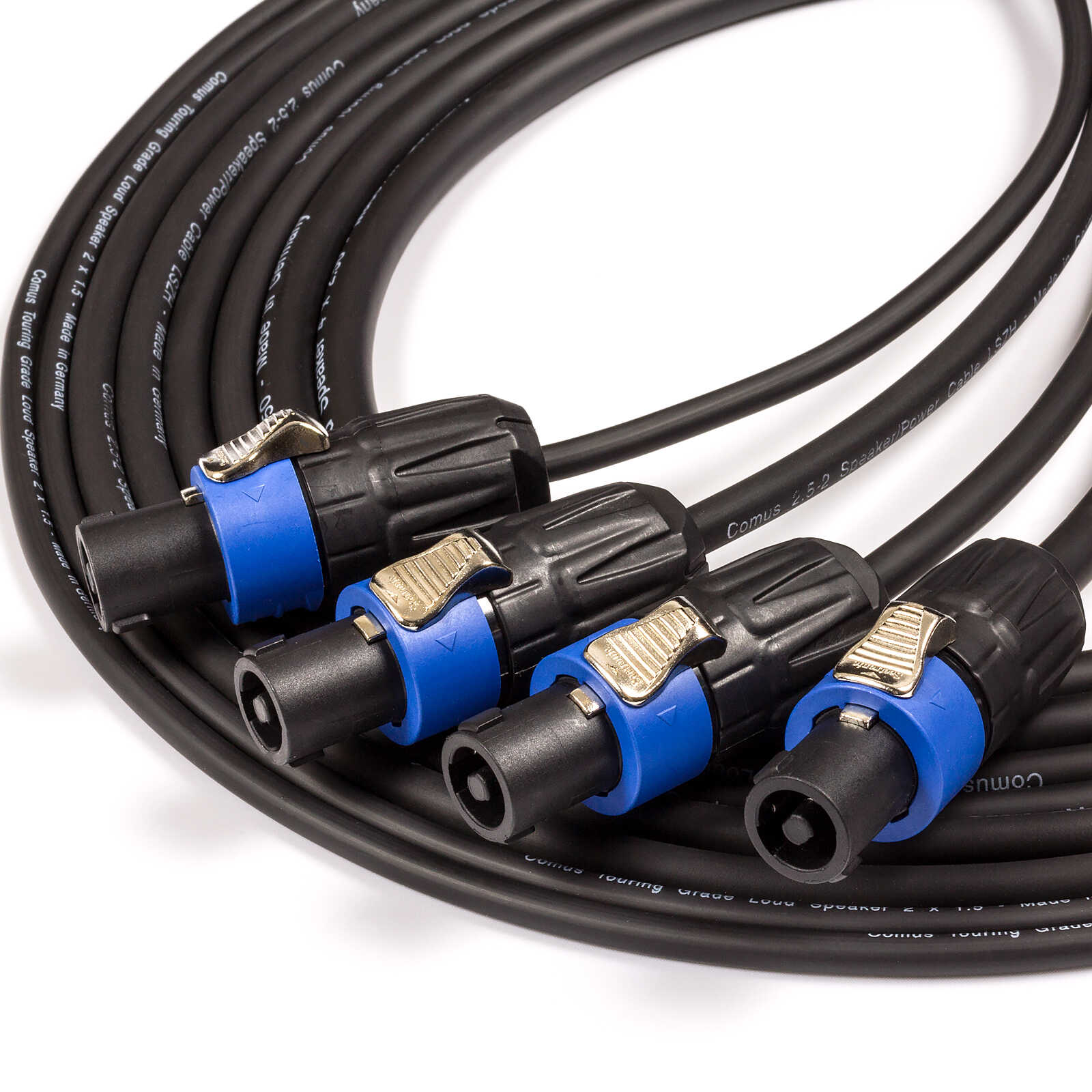 Twist lock speaker cable top