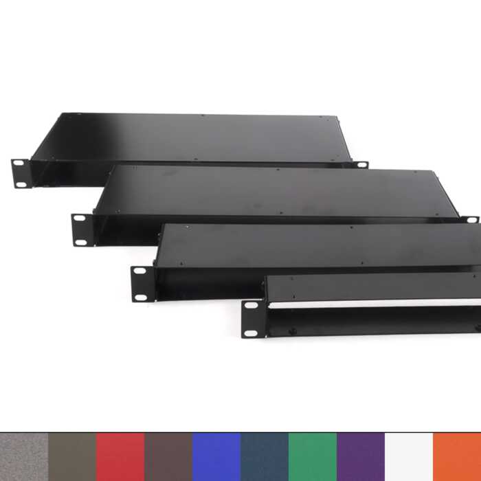 1U Internal Rack Enclosure - Multiple Depths and Colours Available
