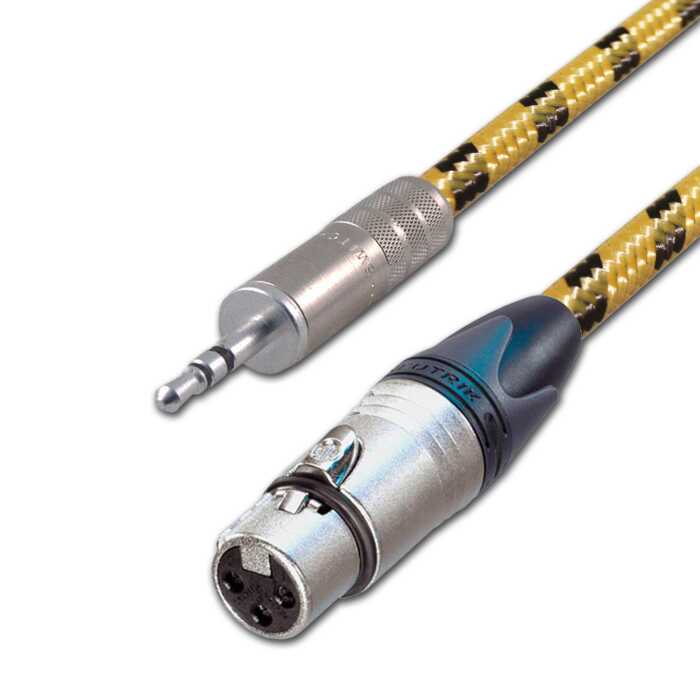 Stereo 3.5mm Mini Jack to Female XLR Cable