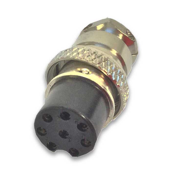 8 Pole Blundell files AV19305 Multipole Socket - Locking Screw collar