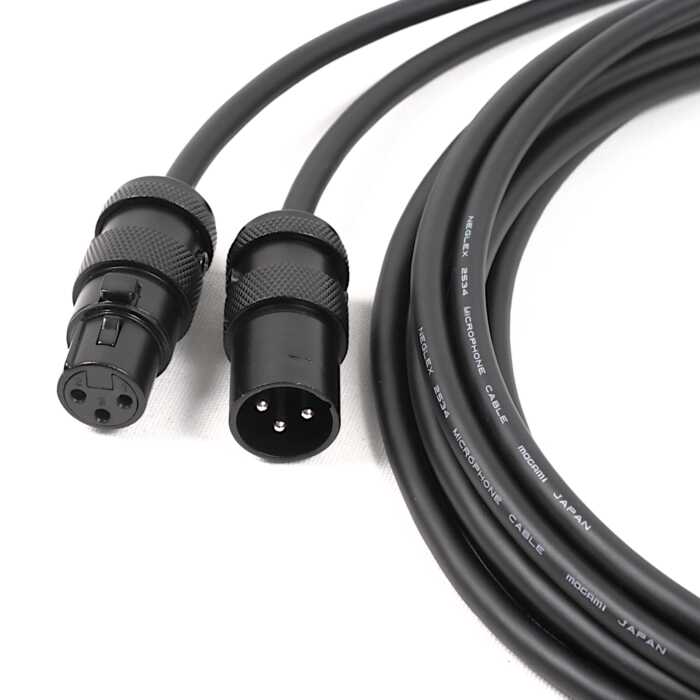 Squareplugs XLR to XLR Starquad Cable, Audiophile audio interconnect lead