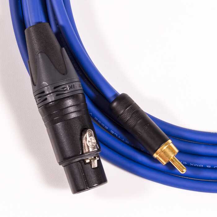 AES to SPDIF Cord. 110ohm Mogami 3080 Digi Cable. Neutrik Gold Female XLR