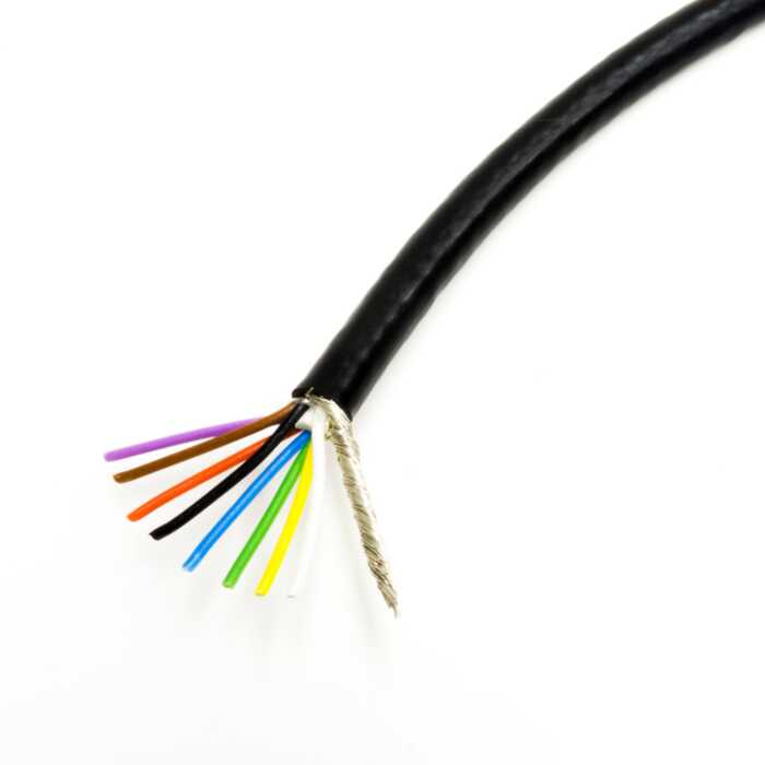 Defence Standard Cable - 10-Core Screened - 72-10-C. Din. DC Power data RS232 bulk 