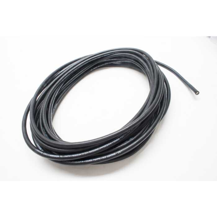 10m Sommer SC Binary DMX 434 Cable, 4 Cored + Copper Shielding. Black Bulk 110Ohm AES/EBU Cable 