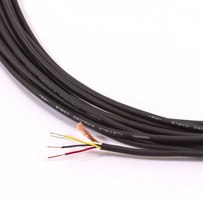 Mogami 2739 - Ultraflexible Miniature Cables - 2.1mm OD - 4 Core & Screen