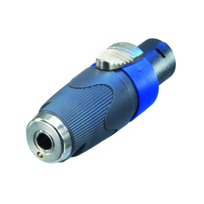 Neutrik NA4LJX 4 Pole SpeakON to 1 4 Female Jack Socket. Adaptor