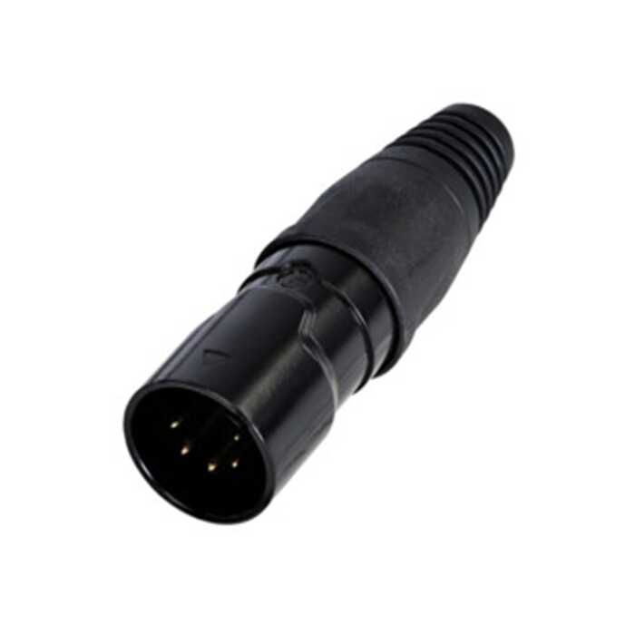 REAN RCX5M-Z-002-0 5 Pin Male XLR IP65 Cable Connector 