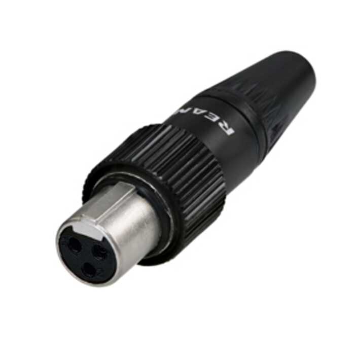 Rean 3 Pin RT3FCTB Tiny XLR Connector With Locking Screw