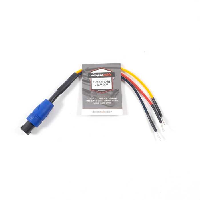 25cm Rel Subwoofer cable - to Bare-end