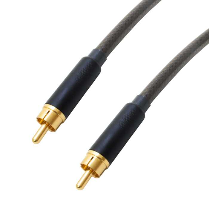 Low Noise Gold Plated RCA to RCA Phono Audio Lead Sommer XXL, Switchcraft 3502. Premium Shielded Cable 1m, 3m