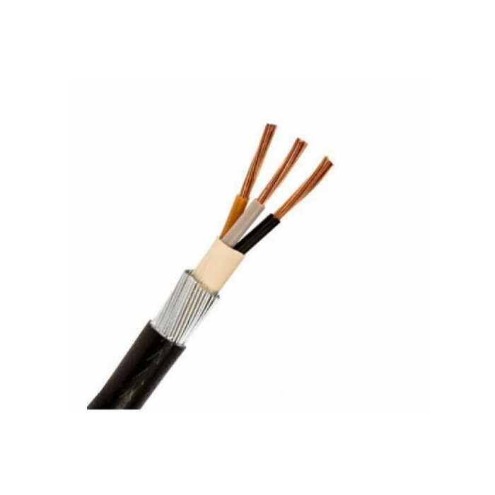 SWA 3 Core Cable. Steel Wire Armoured Outdoor Mains Wire 1.5. 2.5. 4. 6mm
