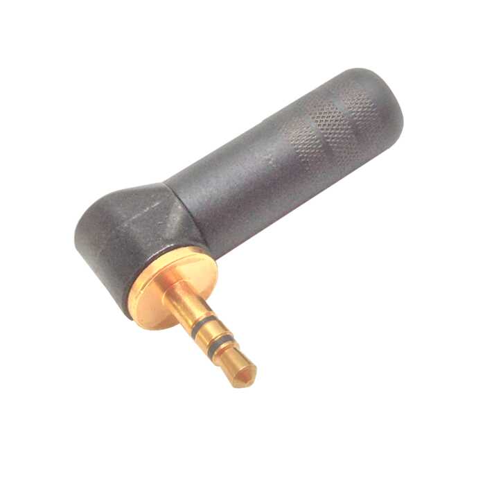 3.5mm Switchcraft Gold Right-Angled 35HDRABAU Mini Jack Connector