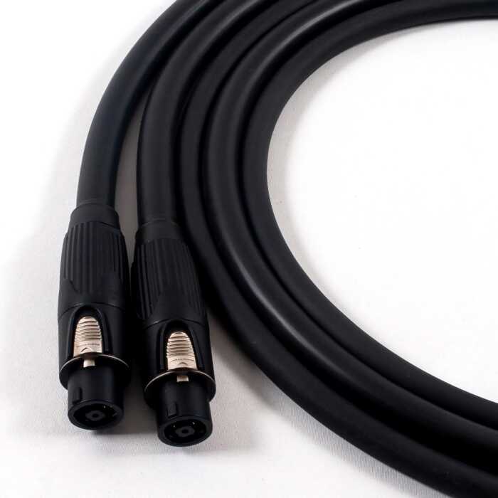 Tour Grade (8 Pole) NL8 Metal Speakon Lead Van Damme Black Series Speaker Cable