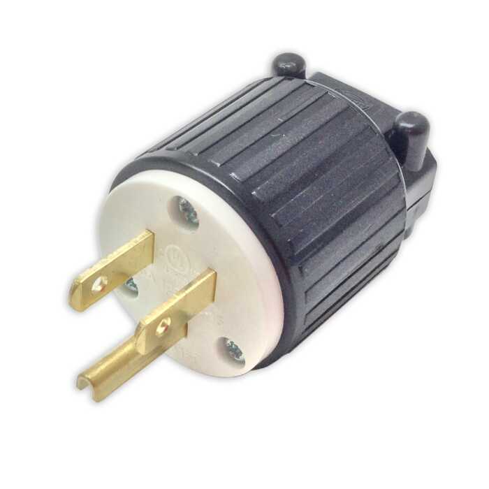 USA Plug Rewireable NEMA 5.15P. America Power Supply. Heavy Duty