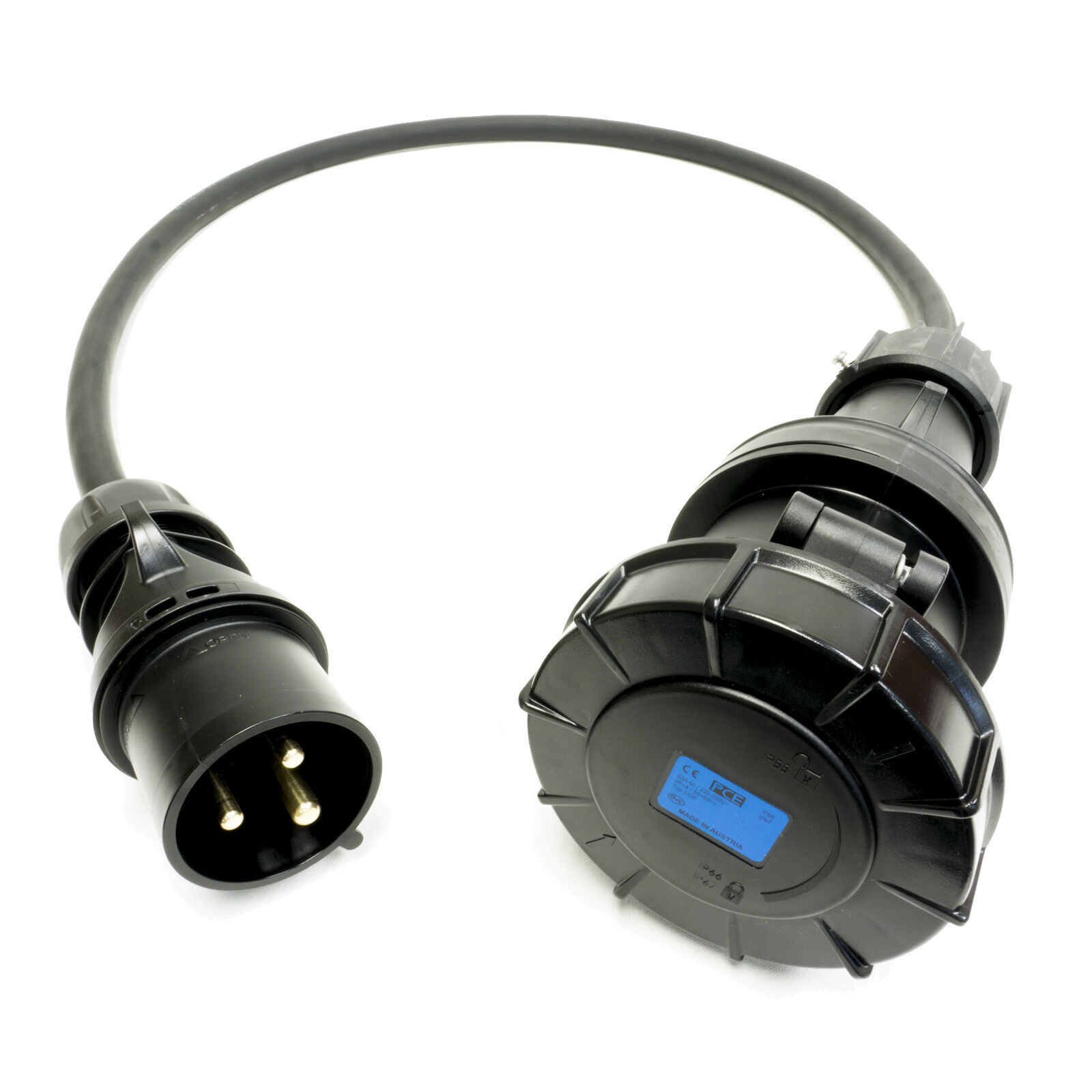 32A To 13A Adaptor 32Amp To 13Amp Weatherproof Adaptor - Heavy Duty ...