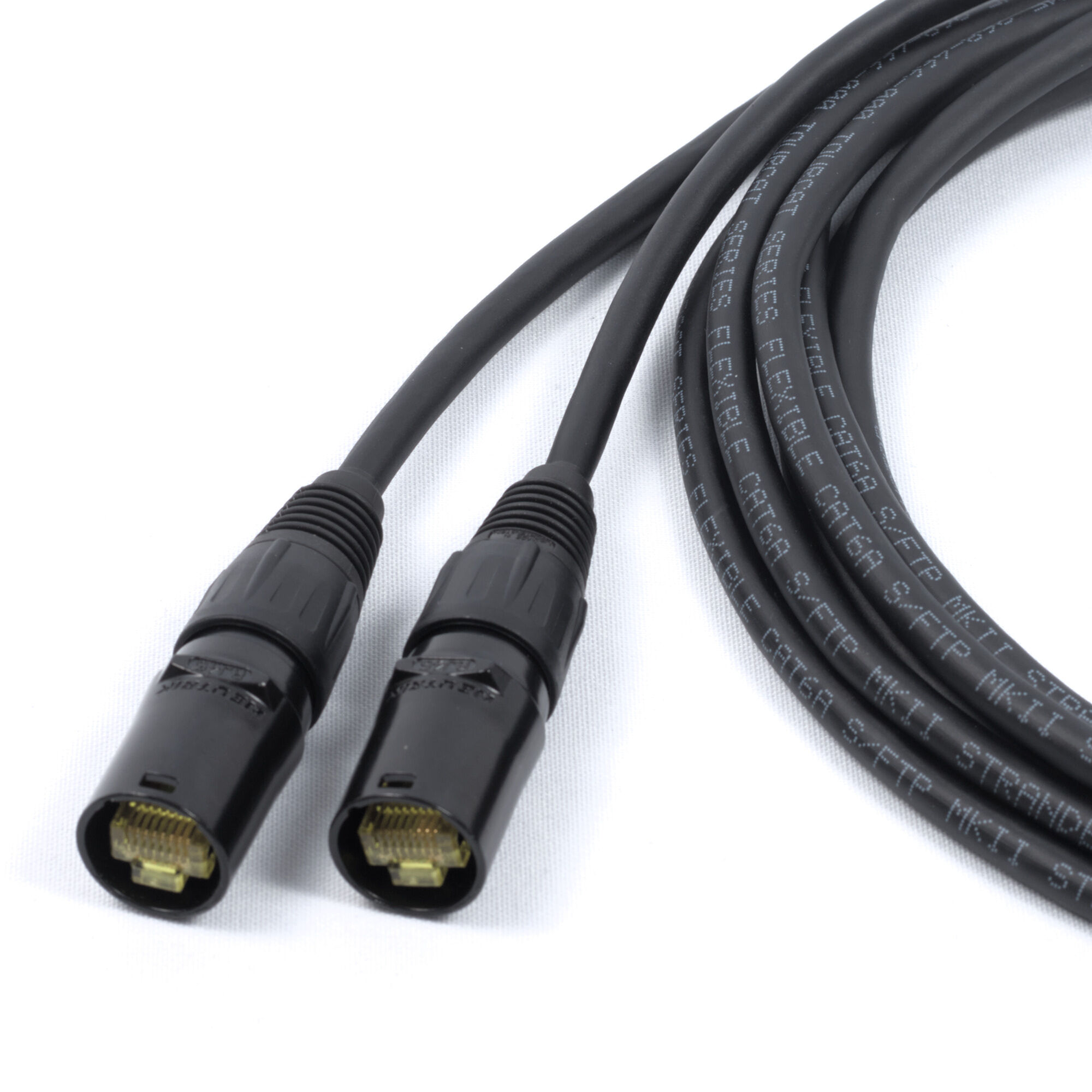 Shielded CAT6a, Cat5e Network Lead. Van Damme Screened Cable