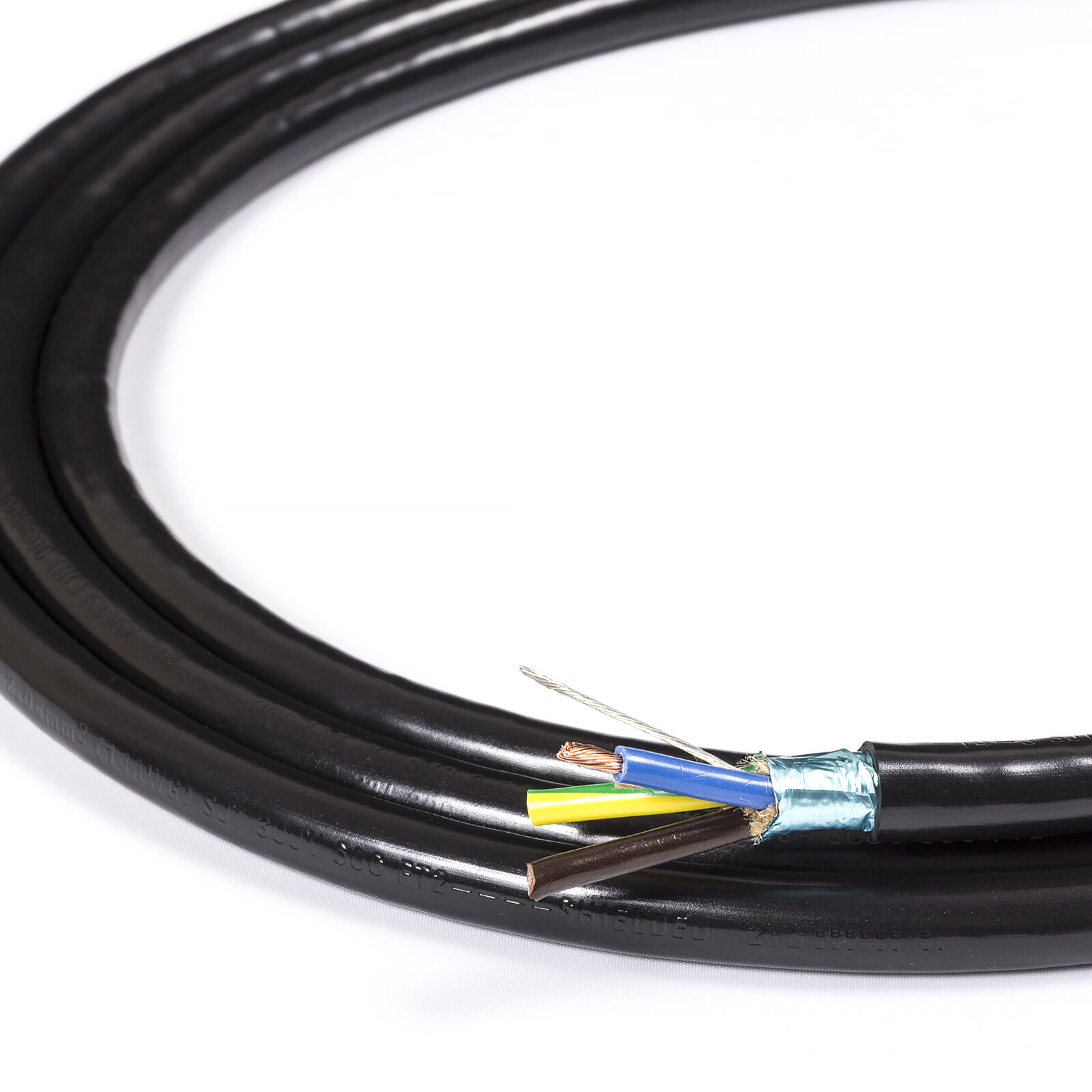 Belden 19364 Screened Audiophile Mains Cable - 2.08mm (14 AWG) OFC