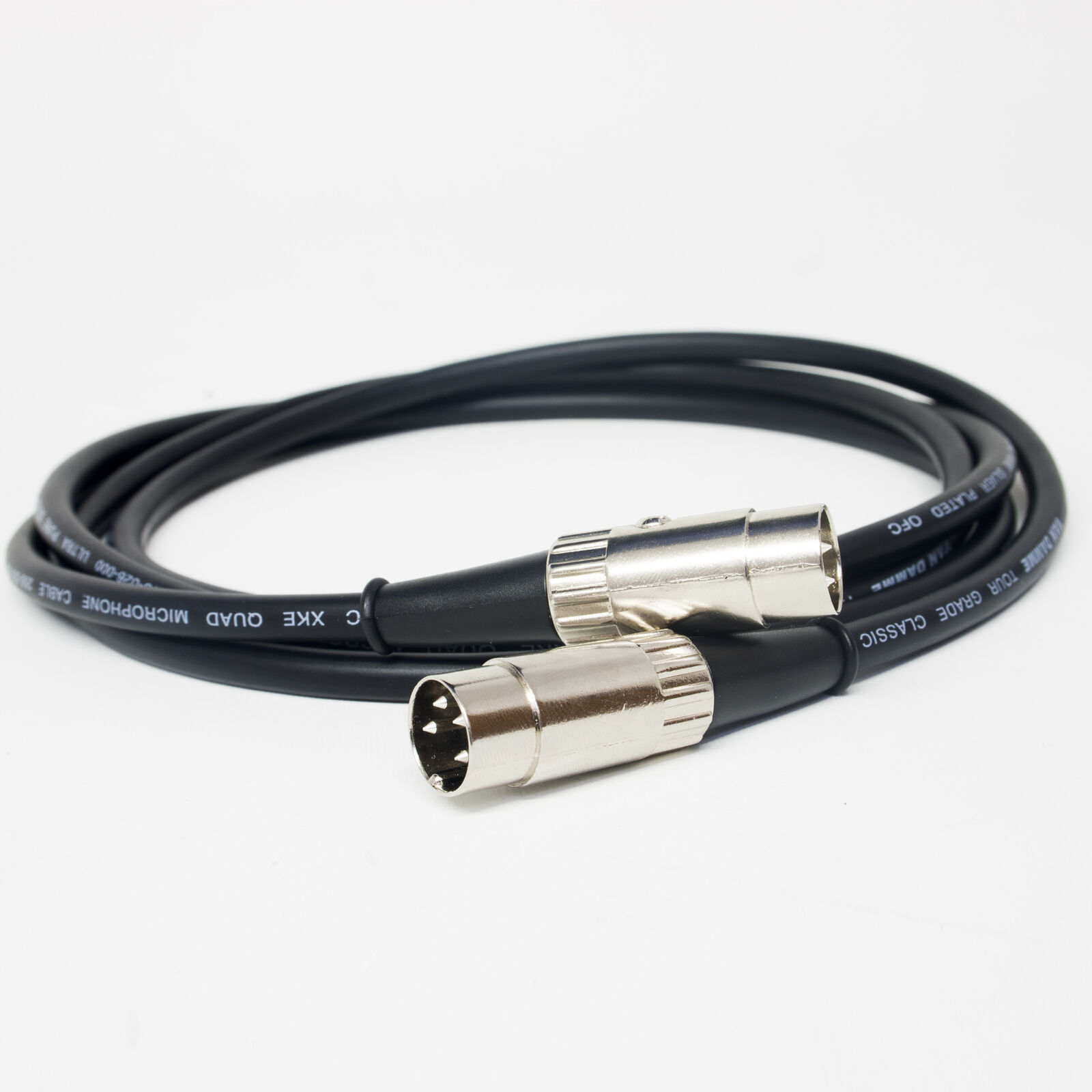Premium QUAD 4 Pin Din to 4 Pin Din Lead. Pre-amp to Power-Amp. 33 