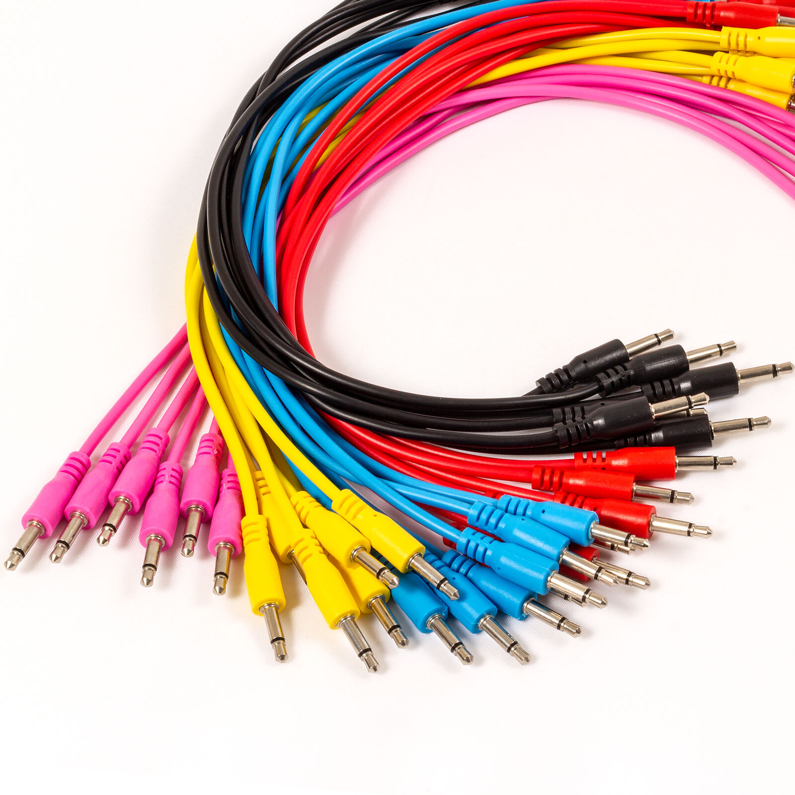 Slimline Eurorack Patch Cables Gray Slimline Gray CV Patch Cables For ...