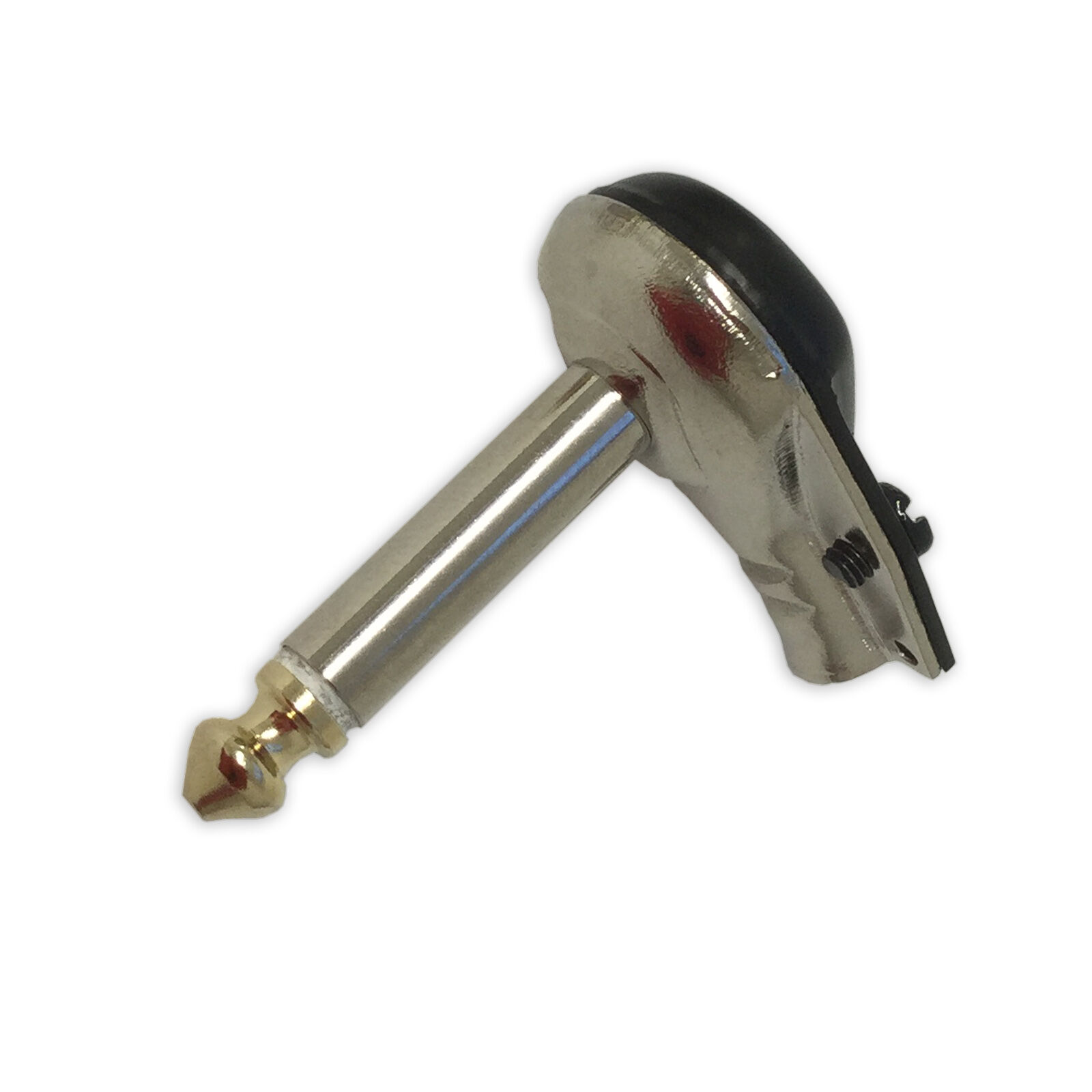 Hicon Pancake Jack MONO HI-J63MA05 Flat Angled . Gold Tip. Silver