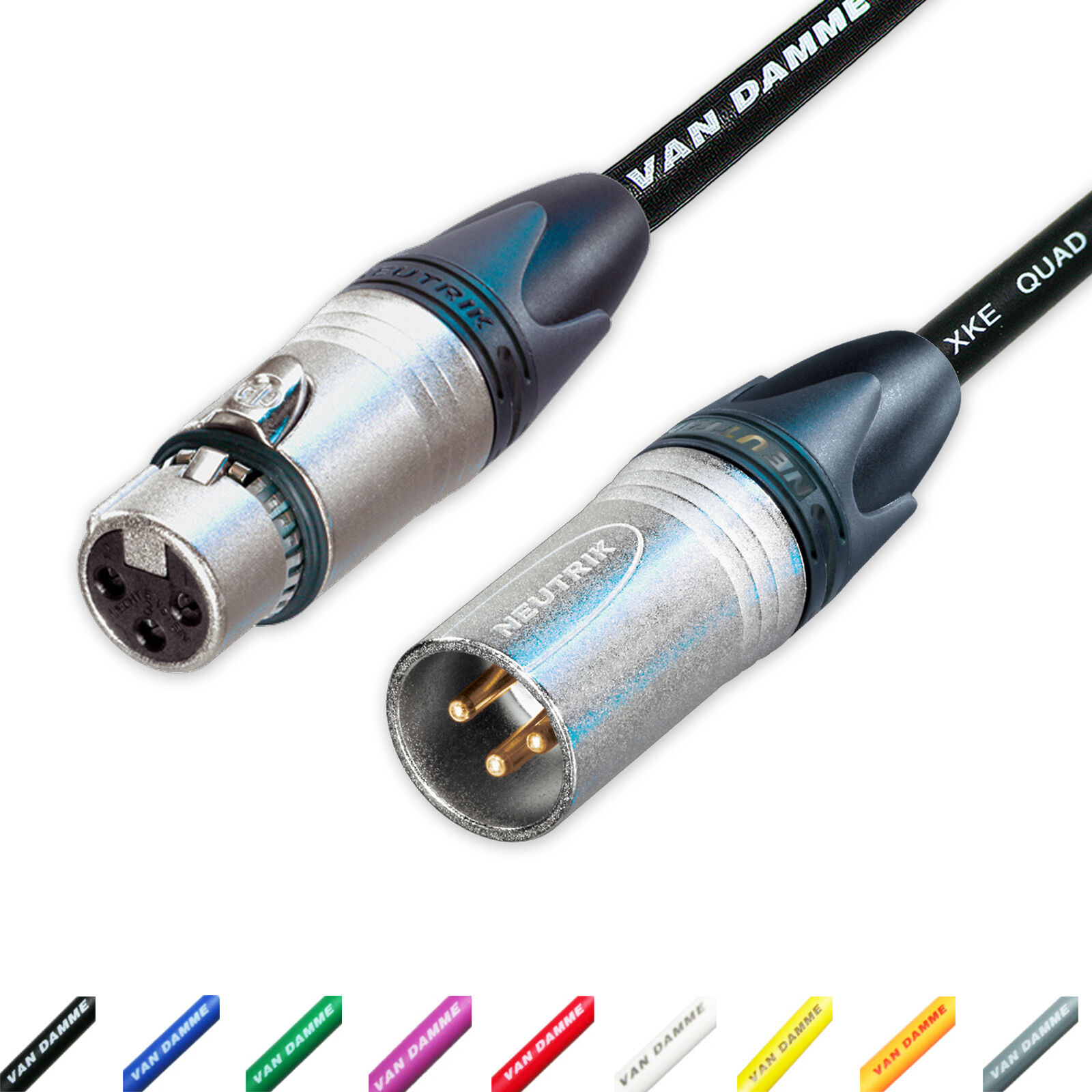 0,5m Digitales DMX Kabel - Digital XRL AES EUB - XLR Stecker - BUCHSE