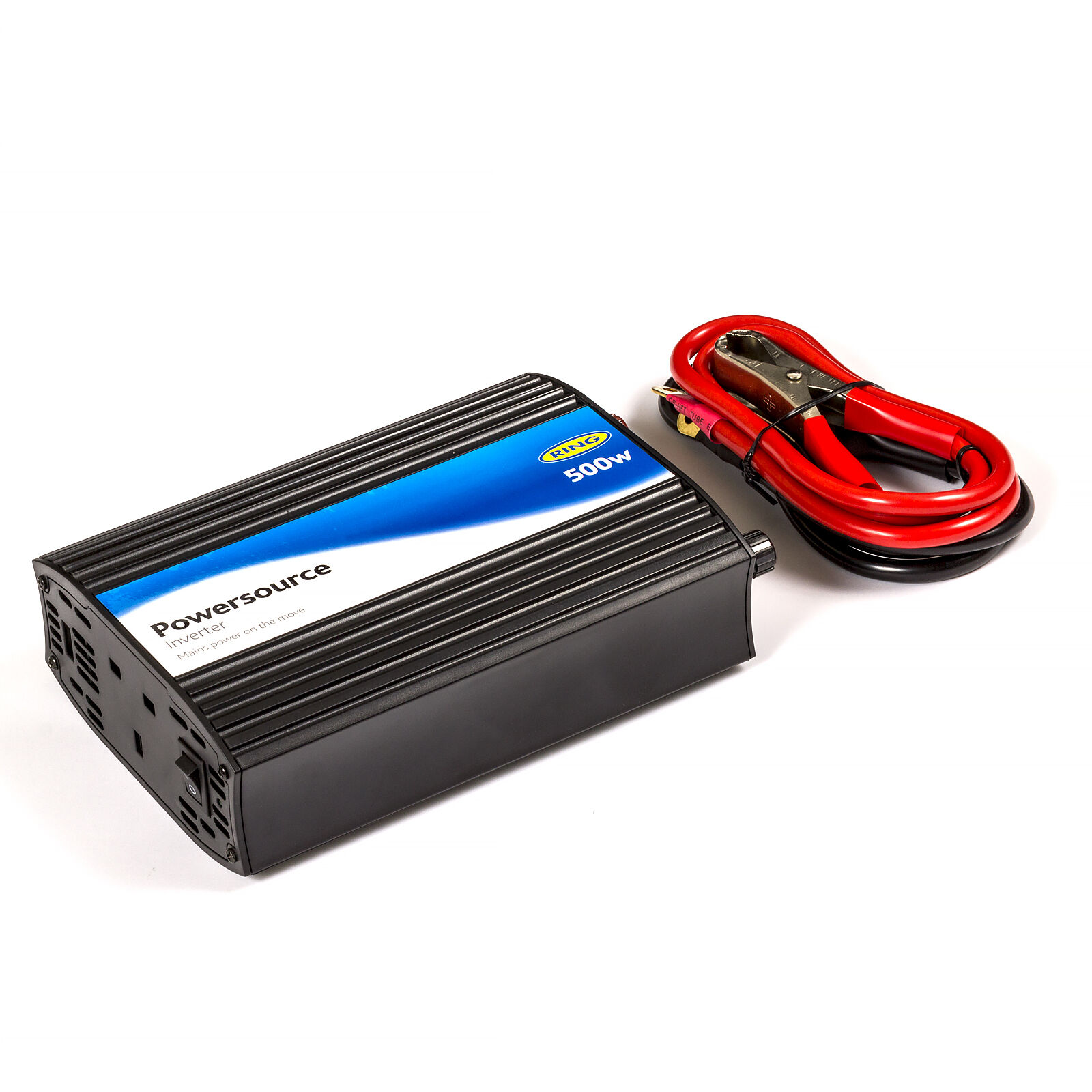 Ring Automotive REINVU500 Inverter 12V 500W Una Presa 240V AC + USB 2A