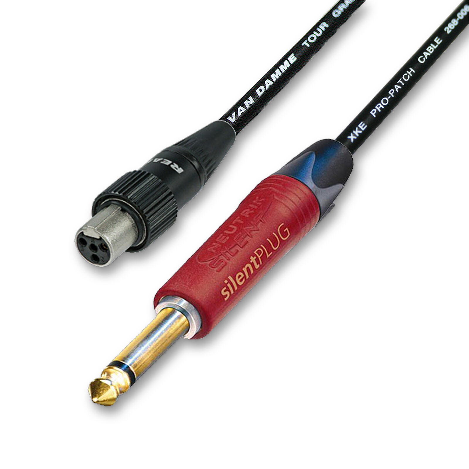 Wireless guitar patch cord outlet