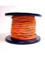 Orange Silicone DC Power Cable Sold By The Meter, 'SLIGHT NICKS IN CABLE'  