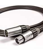 4 Pin DC Power Cable. FLEXIBLE Male to Female XLR Lead. Low voltage
