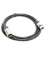 7 Pin XLR Tube Microphone Lead. Neutik XLRs. Standard DEF SPEC black cable