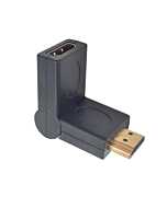 HDMI Right-Angle Adjustable Adaptor. 90 to 180 degree operation. swivel