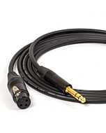 Mogami W2549 Low Capacitance Balanced Cable. Neutrik GOLD XLR to TRS Jack Lead