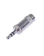 3.5mm Rean NYS231 Straight Stereo Mini Jack Connector