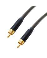 Low Noise Gold Plated RCA to RCA Phono Audio Lead Sommer XXL, Switchcraft 3502. Premium Shielded Cable 1m, 3m
