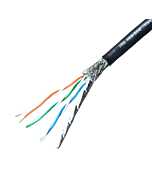 Van Damme TourCat Cat 6a Flexible S FTP Cable. Screened Dante Network Ethernet. 268-466-000