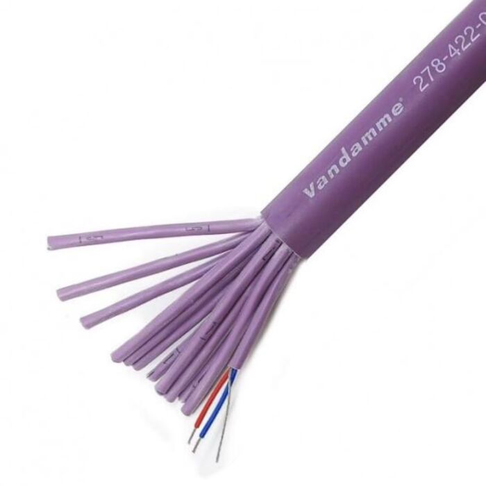 Van Damme Purple series Digilog 24 pair LSZH Ecoflex - 278-424-070