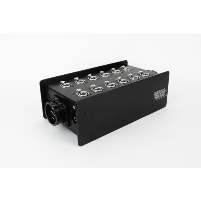 Custom Connex 12 Channel 37 Pin Flow Through VEAM Stage Box - Send & Return