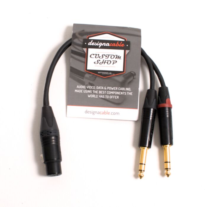 20cm Balanced Stereo Headphones Adaptor NC4FXX-BAG TO NP3X-B MOGAMI 3106
