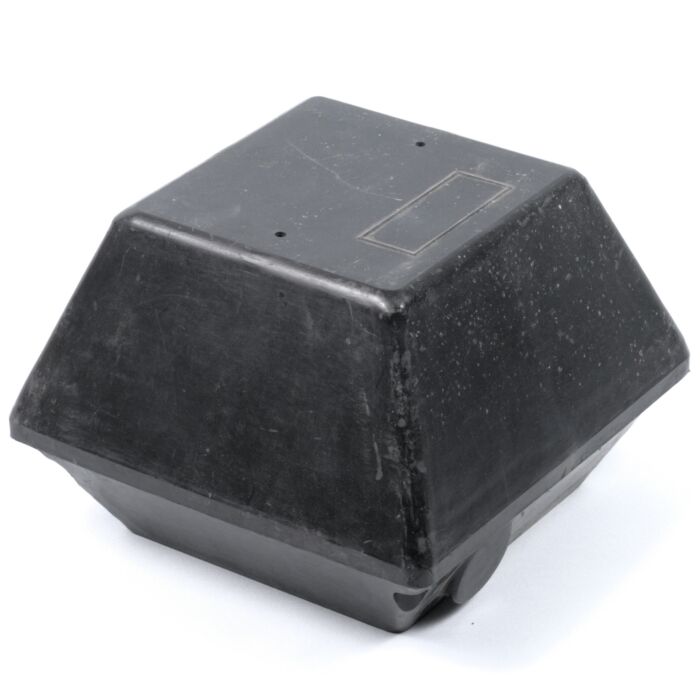 Heavily Marked Black Rubber Box