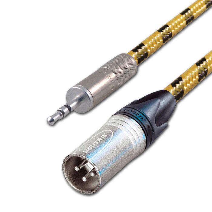 Balanced Mini Jack Male XLR Vintage