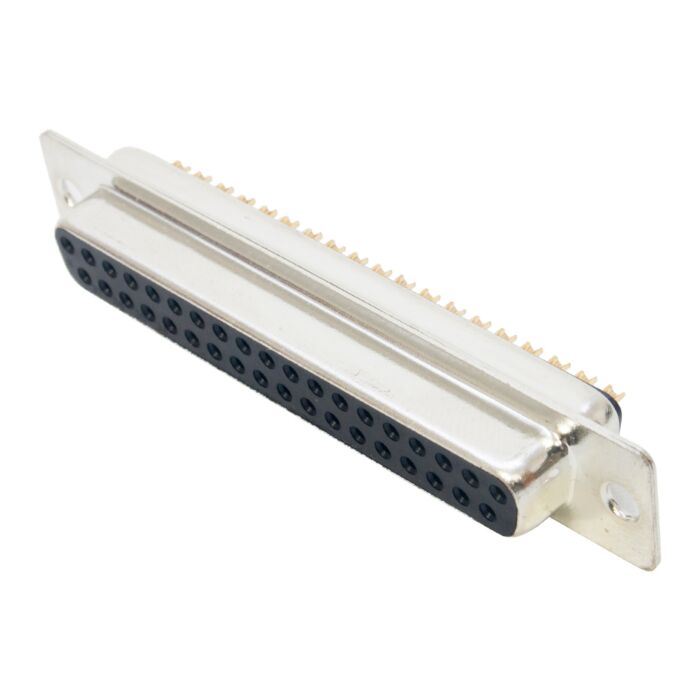 Standard Density. Machined 37 Pin D SUB Connector. High Quality Female Solder Type Pins