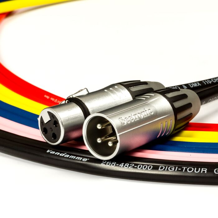 Digital AES & DMX Lead. 3 Pin. Female XLR to Male XLR 110ohm