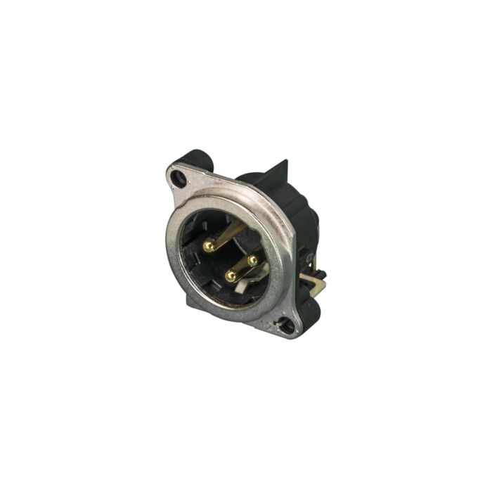 Neutrik NC3MBH. B Series XLR. Male plug