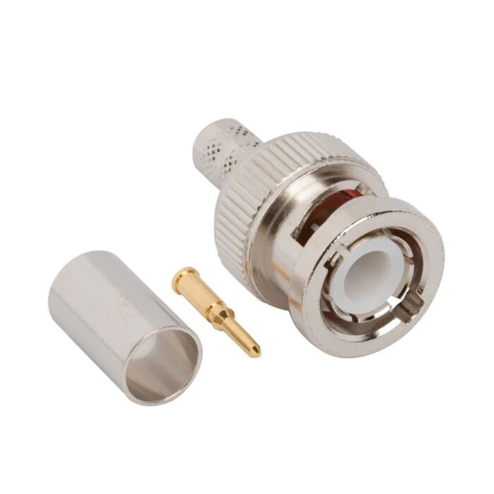 50ohm BNC CRIMP PLUG FOR LMR240