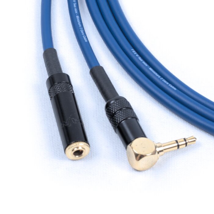 3.5mm Socket Straight To Right Angle Jack Headphone Extension Cable.