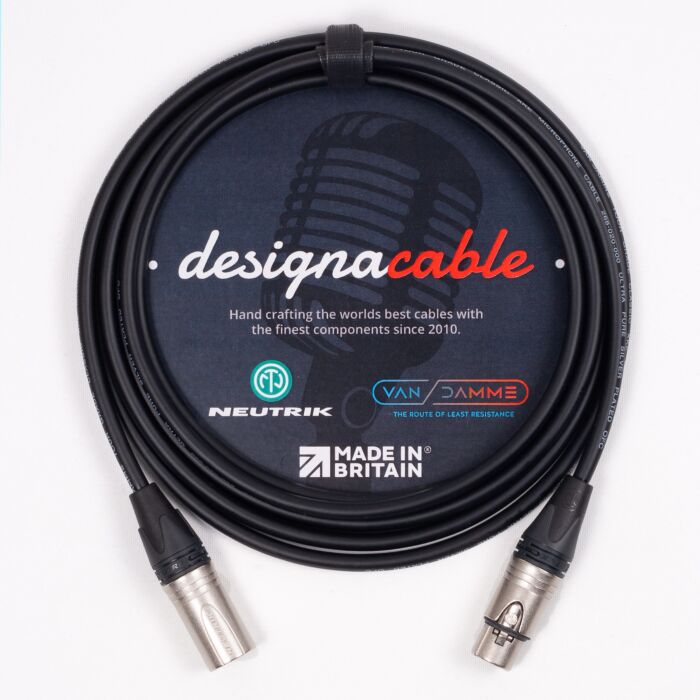 Van Damme Mic Cable. Neutrik XLR XLR Cables. Balanced Microphone 