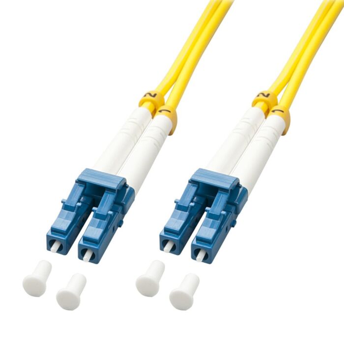 Lindy LC-LC OS2 9-125 Singlemode Fibre Optic Duplex Patch Cable